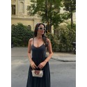 210007 SİYAH TULUM MODAL KUMAŞ