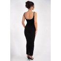 210080 SCHWARZ COCKRAİLKLEİD Tauchstoff