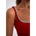 210083 ROT COCKRAİLKLEİD Tauchstoff
