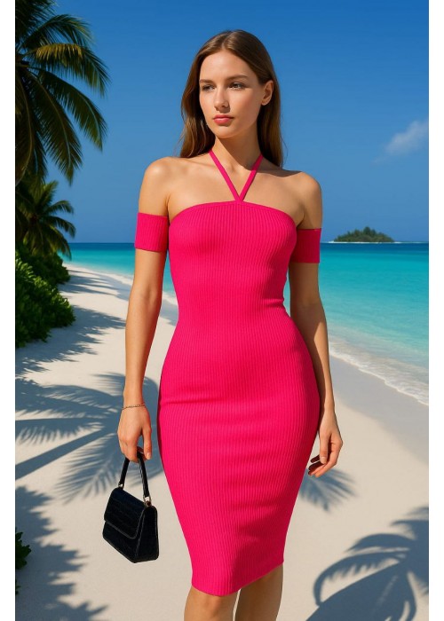 210098 FUCHIA DRESS KNITWEAR