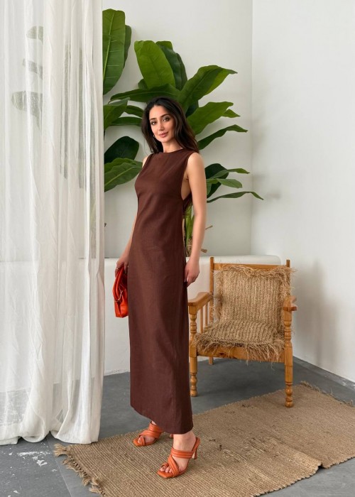 210141 COFFEE DRESS