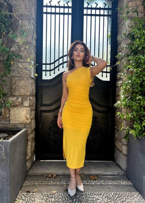 210166 YELLOW DRESS