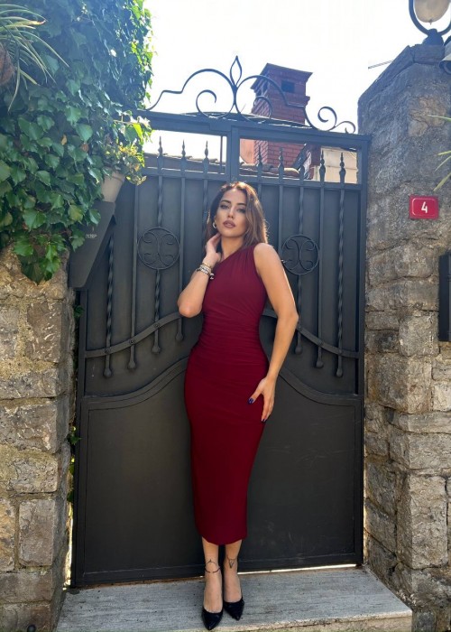 210170 BORDO DRESS