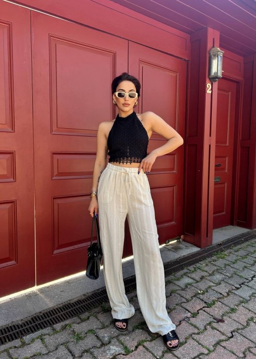 210172 CREAM TROUSERS