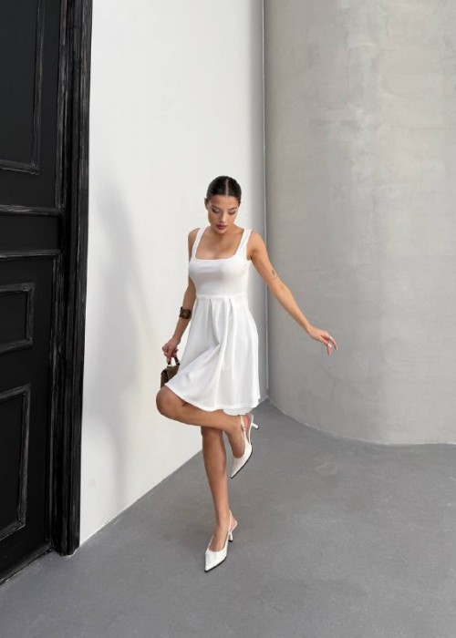 210182 ECRU DRESS