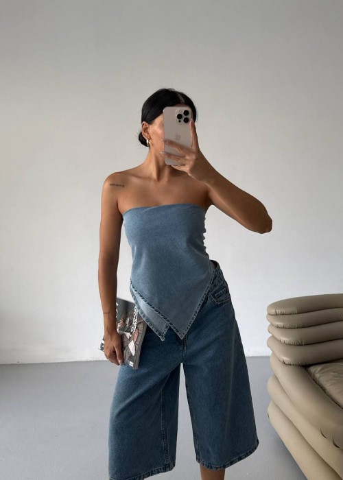 210340 BLUE BLOUSE Denim