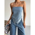 210340 BLUE BLOUSE Denim