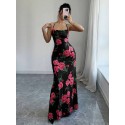 210398 DESENLİ ELBİSE LYCRA