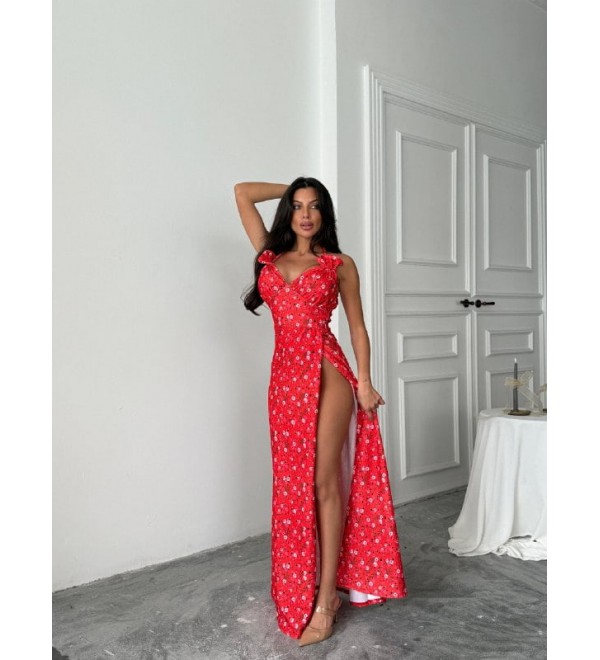 210408 DESENLİ ELBİSE LYCRA