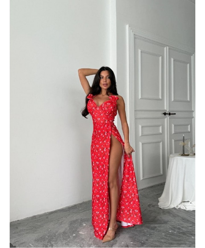 210408 DESENLİ ELBİSE LYCRA