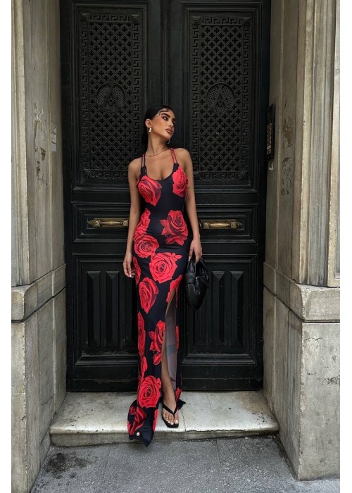 210410 DESENLİ ELBİSE LYCRA