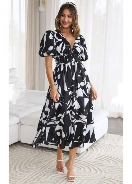 210443 PATTERNED DRESS LINEN FABRIC
