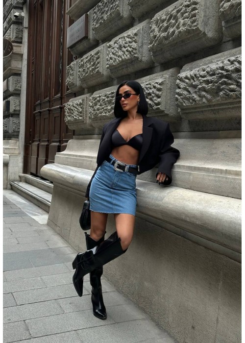 210458 BLUE SKIRT Denim