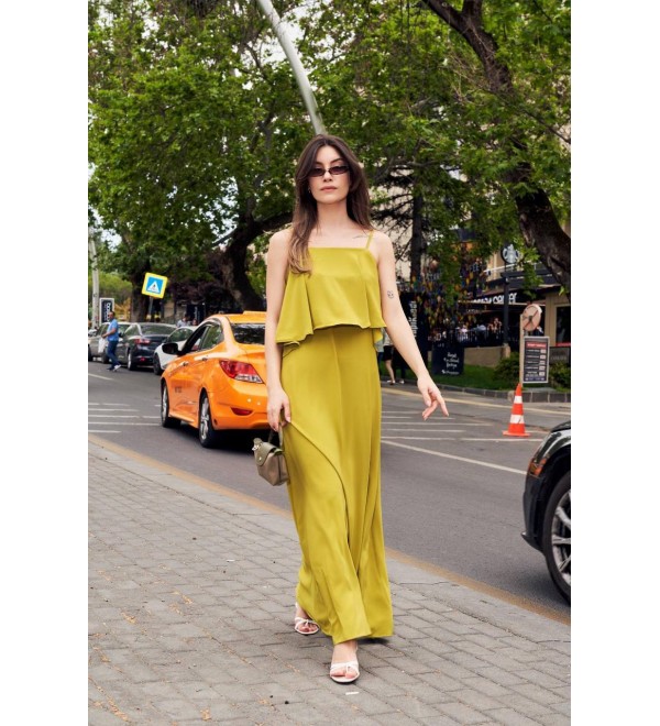 210473 YEŞİL ELBİSE