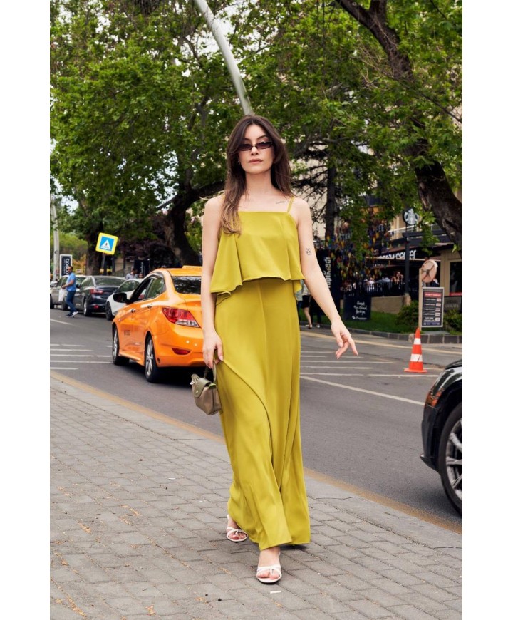 210473 YEŞİL ELBİSE