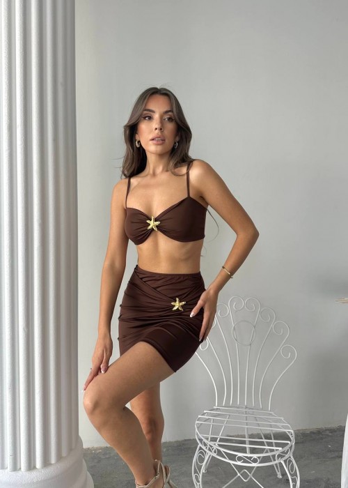 210486 KAHVE TAKIM LYCRA