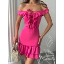 210487 PINK DRESS DIVER FABRIC
