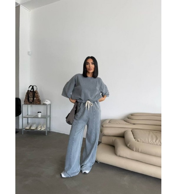 210563 GREY TRACKSUIT Compact fabric