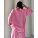 210569 PEMBE EŞOFMAN TAKIM COMPACT KUMAŞ