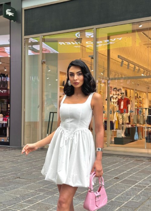 210577 BEYAZ ELBİSE