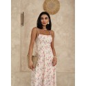 210592 GEMUSTERT KLEID