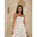 210594 GEMUSTERT KLEID