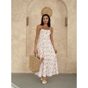 210594 GEMUSTERT KLEID