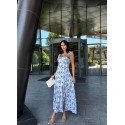 210595 GEMUSTERT KLEID