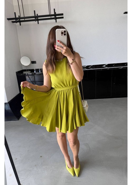 210637 YEŞİL ELBİSE