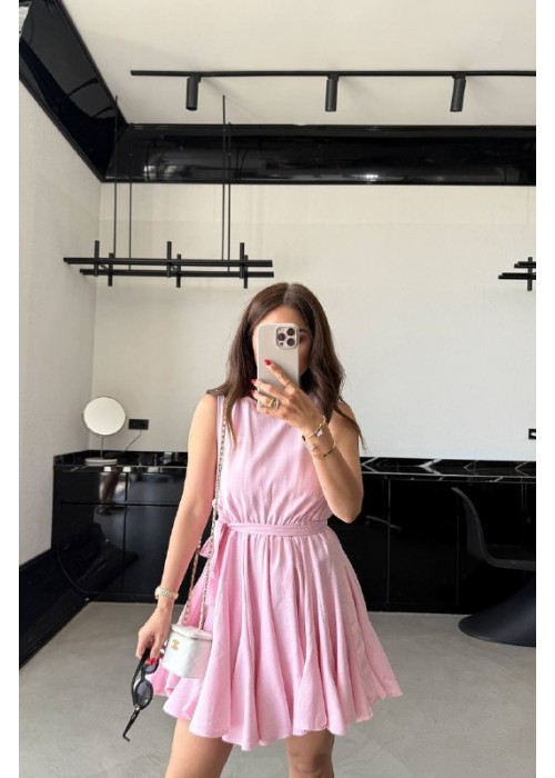210639 PEMBE ELBİSE