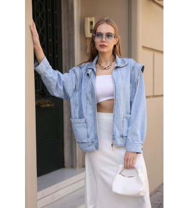 210678 MAVİ CEKET DE...