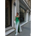 210829 GRÜN COCKRAİLKLEİD