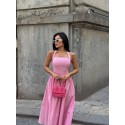 210854 PEMBE ELBİSE