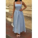 210857 BLUE DRESS POPLIN FABRIC