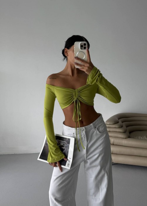210864 PISTACHIO GREEN BLOUSE