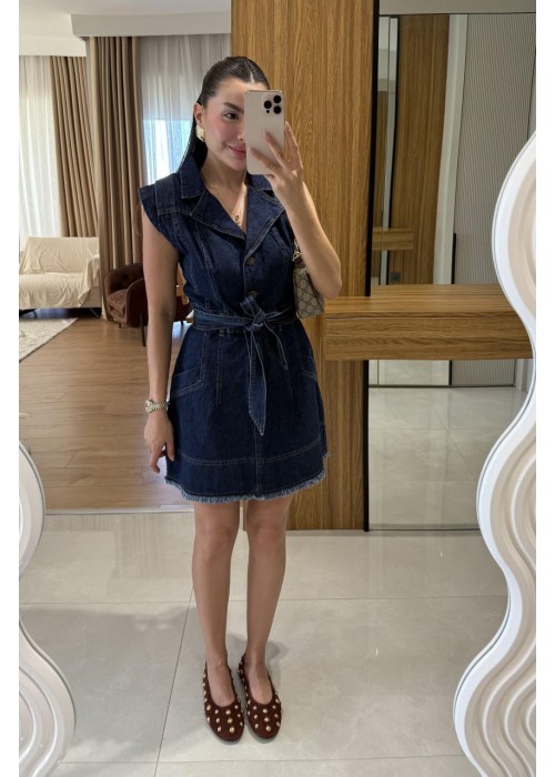 210900 LARCİVET ELBİSE DENİM