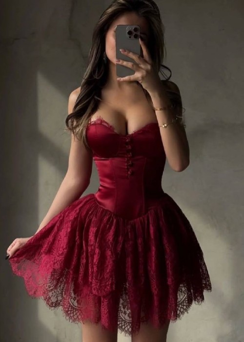 210955 BORDO ABİYE SATEN KUMAŞ