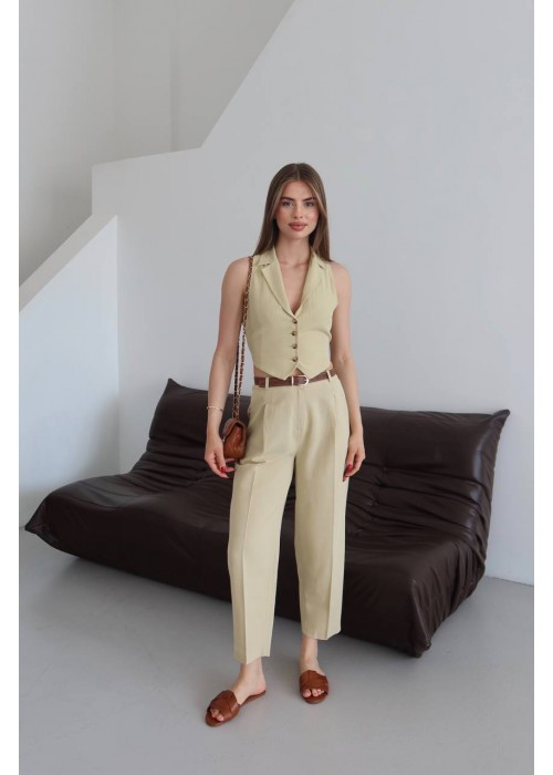 210974 CREAM TROUSERS
