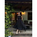 211044 SCHWARZ KLEID