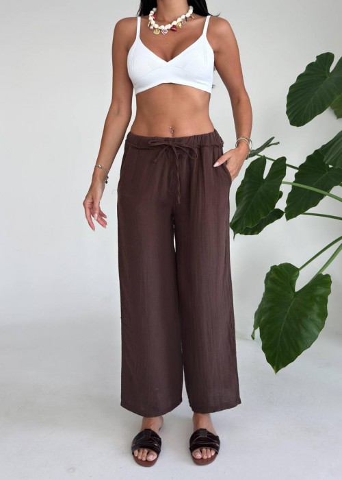 211060 COFFEE TROUSERS
