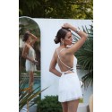 211115 BEYAZ ELBİSE LYCRA