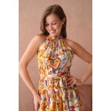 211117 GEMUSTERT KLEID