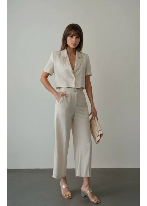 211228 CREAM TROUSERS