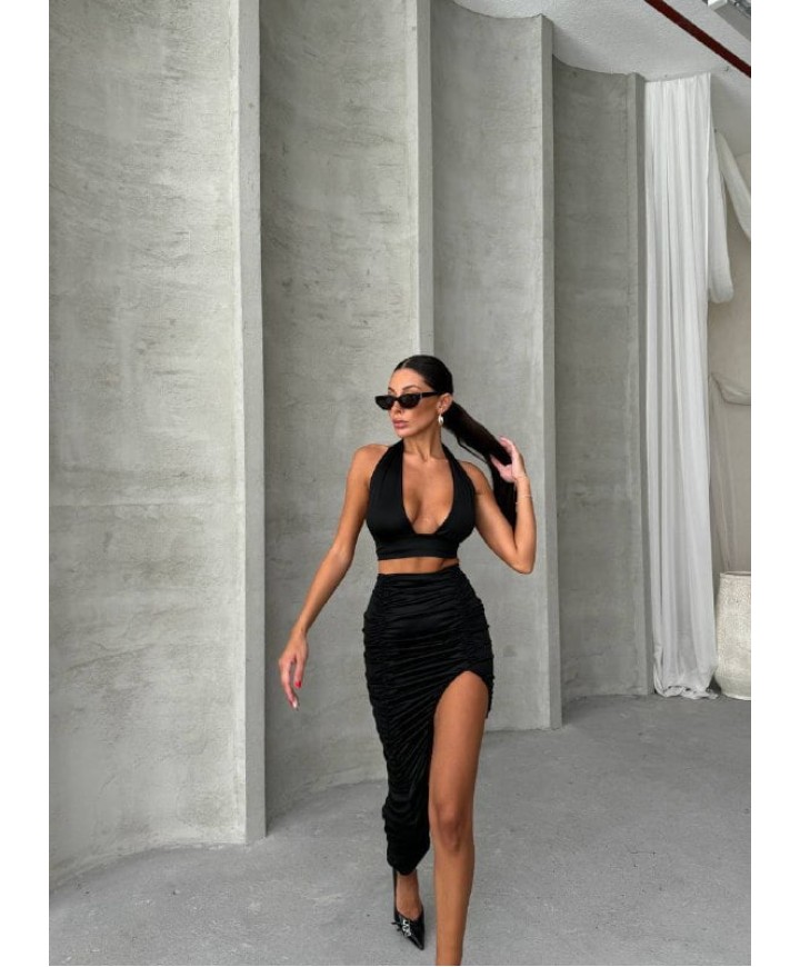 211350 SİYAH ELBİSE LYCRA