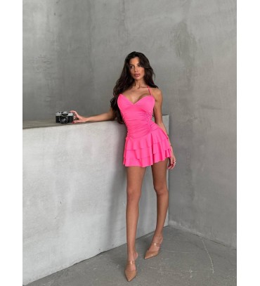 211354 PEMBE ELBİSE ...