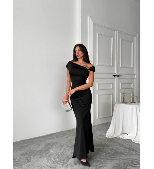 211364 SİYAH ELBİSE LYCRA