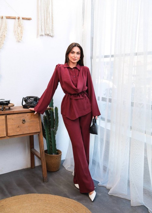 211471 BORDO SUİT