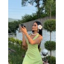 211551 FISTIK YEŞİLİ ELBİSE