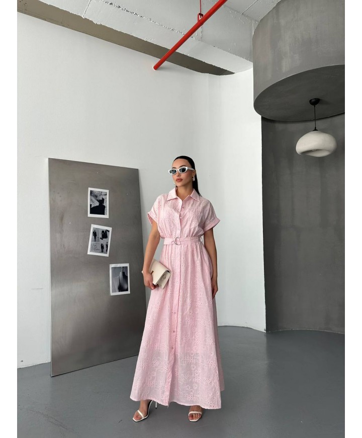 211620 PEMBE ELBİSE