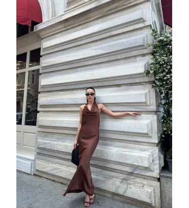 211630 KAHVE ELBİSE ...